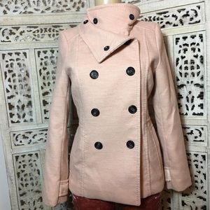 Rose H&M Pea Coat.